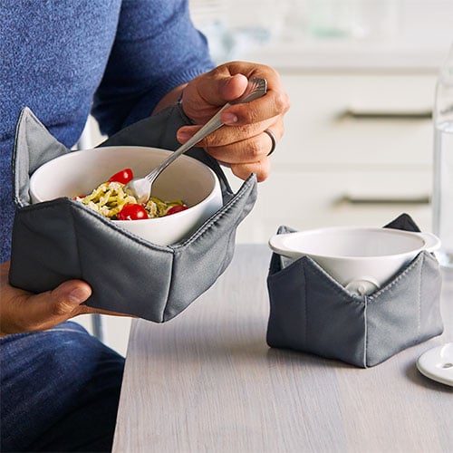 Microwave Bowl Cozy/ Seashells/ Soup Bowl Holder/ Housewarming Gift