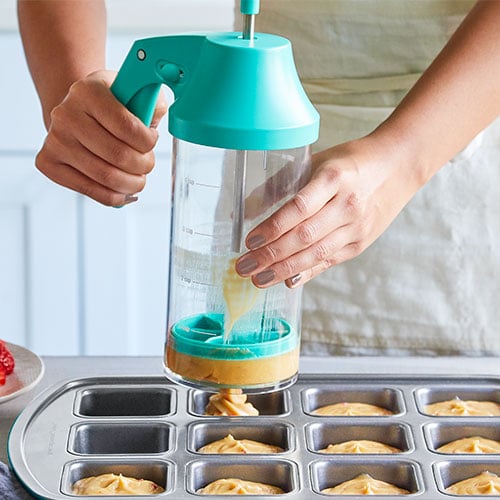 Pancake Batter Dispenser Maker Unbelievable For Baking Muffins And Cupcakes 