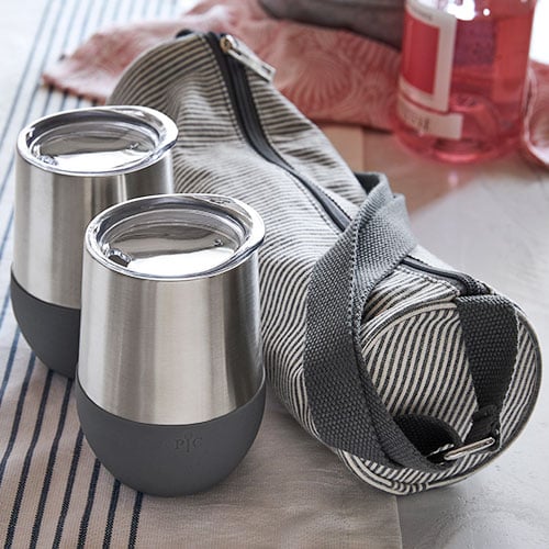 Wine Tumblers With Bag - Shop