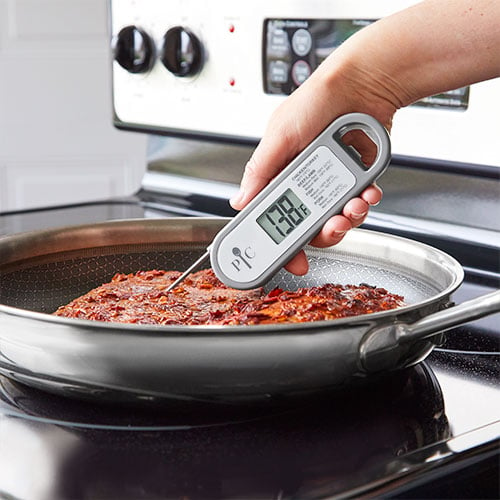 Meat BBQ Grill ThermoProb Instant Read Thermometer Includes Meat Temperature Guide Preserves and Baking Super-Fast Digital Cooking Tool for all Kinds of Food 