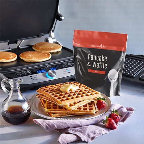 4-In-1 Grill, Waffle Maker, Sandwich Press & Griddle