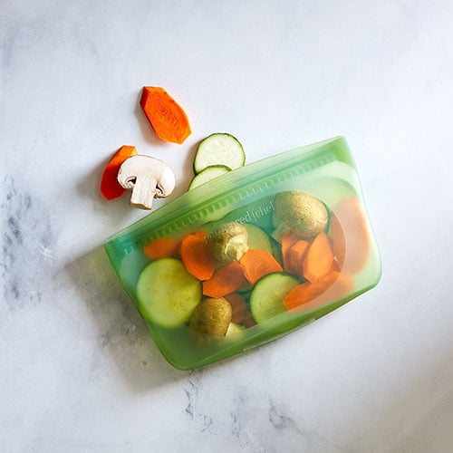 Stasher Clear Silicone Reusable Storage Bags