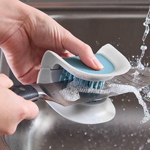 6 Silicone Sponge Dish Washing Scrubber Smart Kitchen Gadgets Brush Sponge Clean