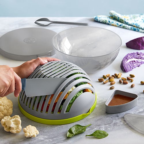 Pampered Chef On-The-Go Serving Bowl Set