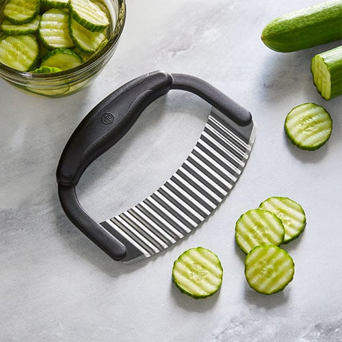 Crinkle Cutter Wavy Blade Vegetable Blade Garnishing Tool Kitchen Tools Gadgets 