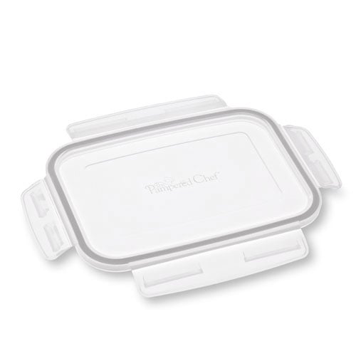 Pampered Chef - The 3-cup Leakproof Glass Container is the perfect size for  sandwiches and lunch-sized portions. Chill it, freeze it, heat it