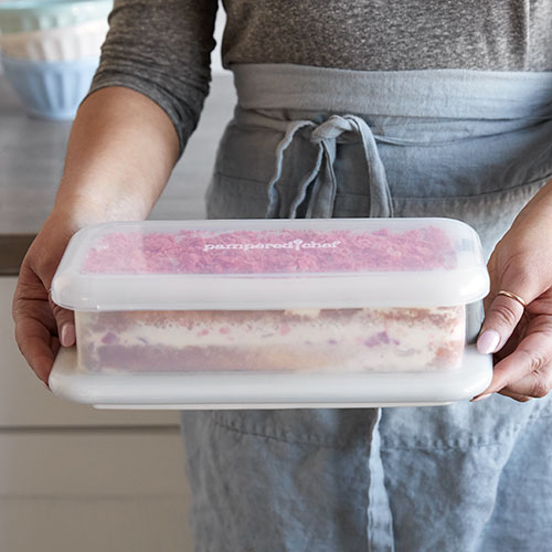 How To Use The Pampered Chef Ice Cream Cake Pan Cake Walls