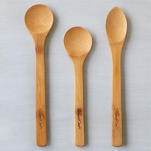 Kitchen Wooden Spoons Mixing Baking Serving Utensils Puppets 30cm Set of 12 by Rich Home Supplies 