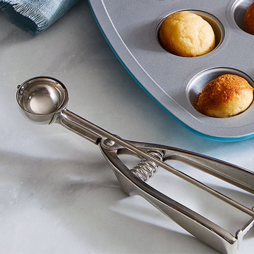 USA Pan Bakeware Cookie Scoop Pan, Steel