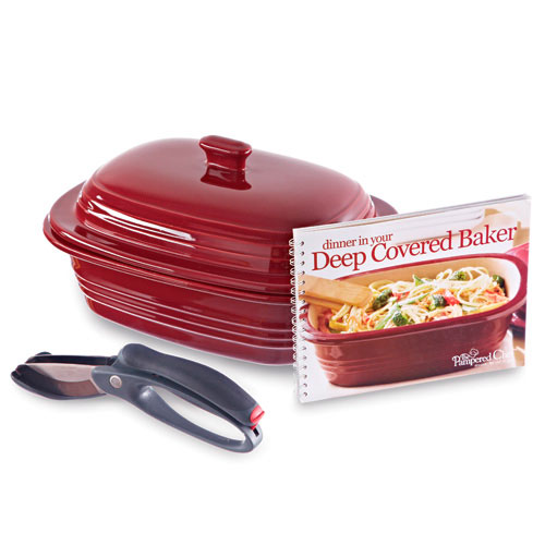 Deep Covered Baker Dinner Set Shop Pampered Chef US Site