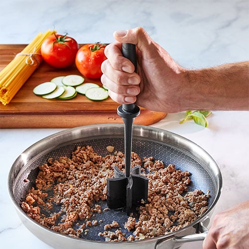 Ground Meat Chopper Review - Pampered Chef, OXO