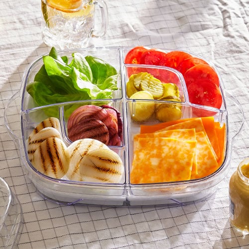 The Pampered Chef Square Cool & Server Tray 2292