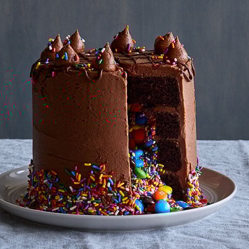 Surprise shop chocolate cake