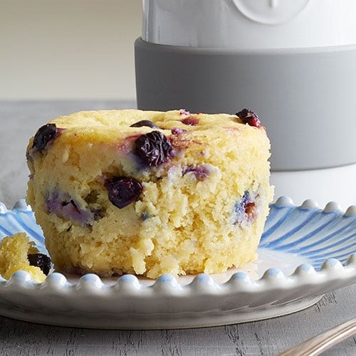 Blueberry Lemon Microwave Muffin