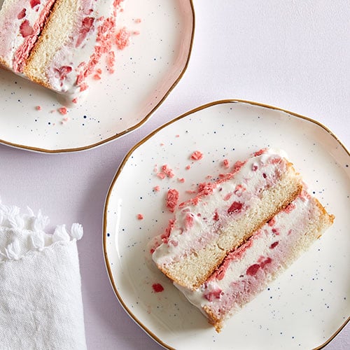 Strawberry Ice Cream Cake