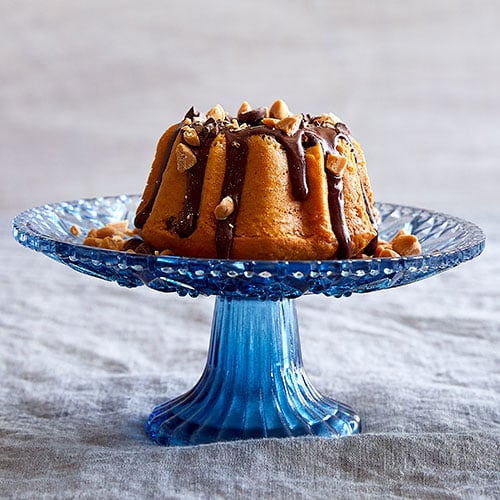 Mini Peanut Butter Chocolate Bundt Cake