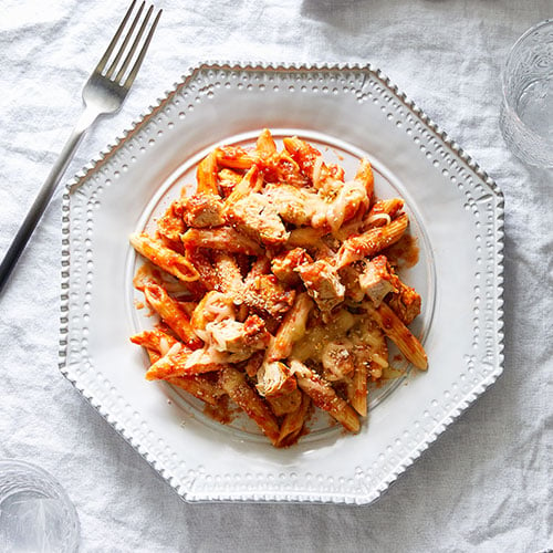 Pressure Cooker Chicken Parmesan Pasta