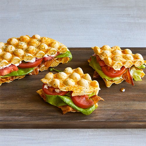 pampered chef waffle iron