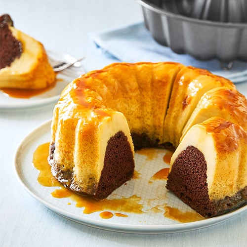 Chocoflan Cake - Kitchen Wrangler