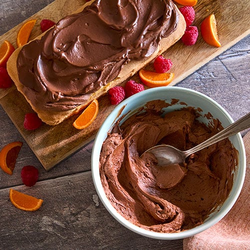 Whipped Chocolate Ganache Frosting