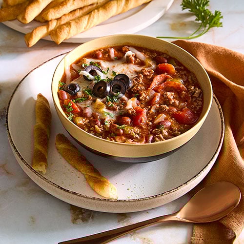Chili pizza on sale