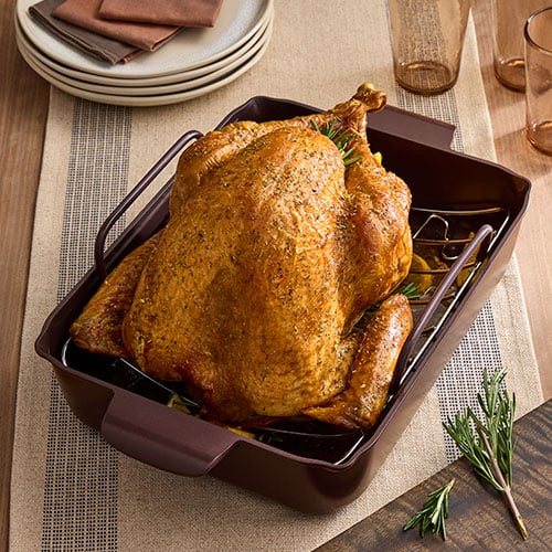 Roasting Pan with Rack Shop Pampered Chef US Site