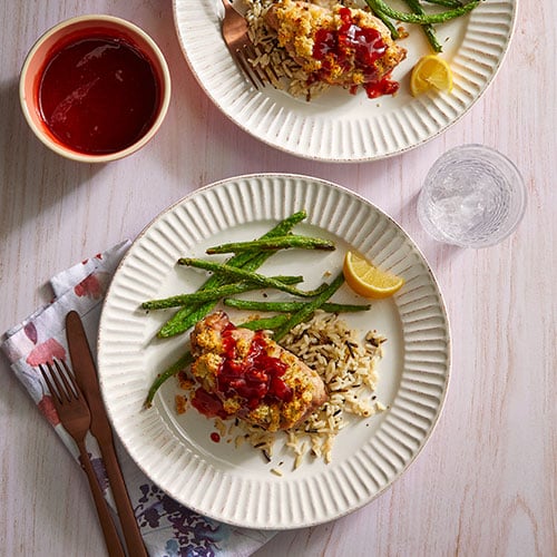 Pork Chop Sheet Pan Meal