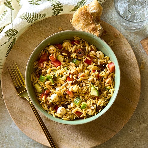 Bruschetta Orzo Pasta Salad - Recipes | Pampered Chef US Site
