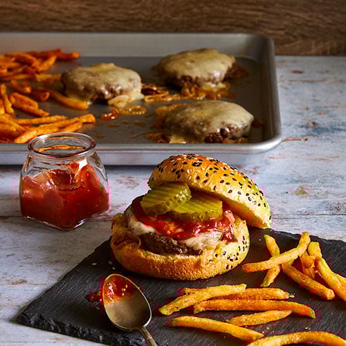 Sheet Pan Burgers Recipes Pampered Chef US Site