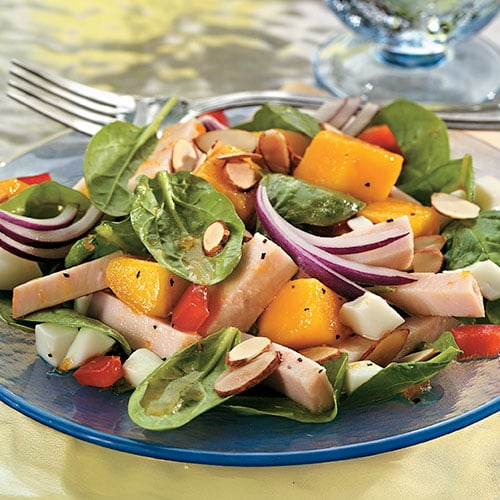 pampered chef salad recipe strawberry spinach