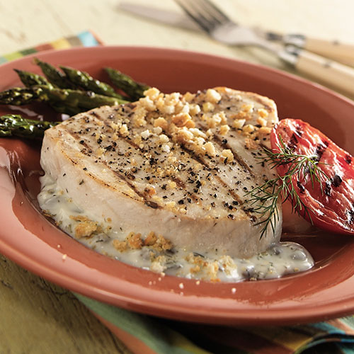 Swordfish with DillCaper Sauce Recipes Pampered Chef US Site