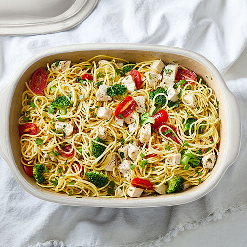 Summertime Spaghetti Recipes Pampered Chef Us Site