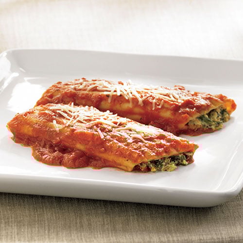 Spinach & cheeseStuffed Manicotti Recipes Pampered Chef US Site
