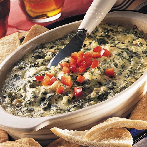 Hot Artichoke and Spinach Spread Recipes Pampered Chef US Site