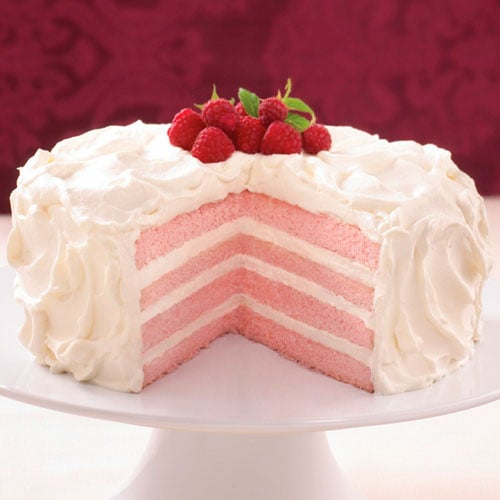 Raspberry-Champagne Cream Cake
