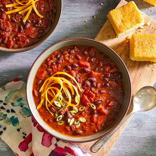 Easy Black Bean Chili - Recipes | Pampered Chef US Site