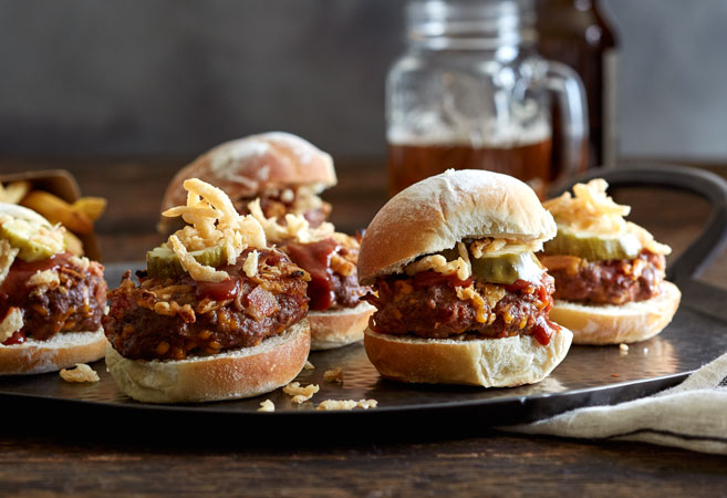 BBQ Bacon Cheddar Sliders