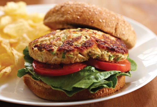 Dijon Tuna Burgers