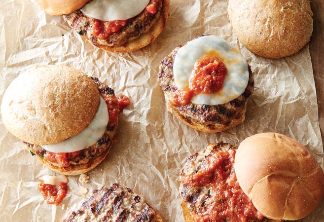 Italian Meatball Burgers