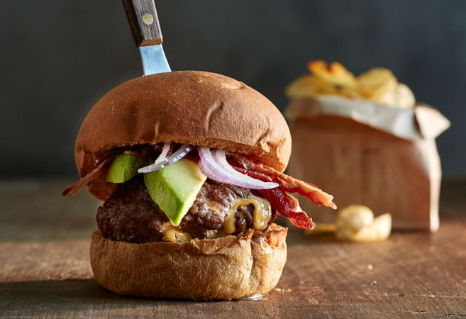 Juicy Lucy Stuffed Burgers