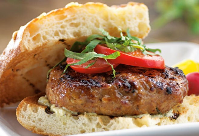 Tuscan Turkey Burgers