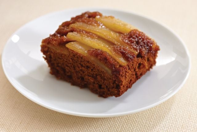 Pear Ginger Upside-Down Cake