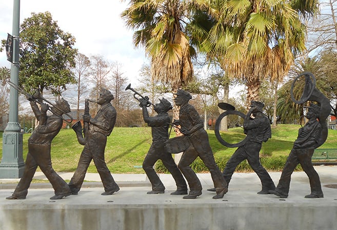 New Orleans Jazz Musicians Sculpture