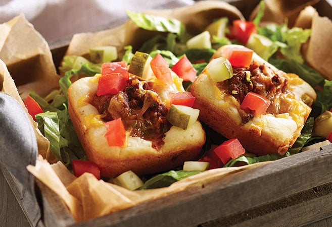 Mini Cheeseburger Bites