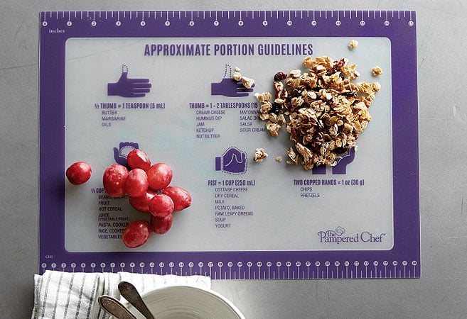 Granola and Tomatoes on a Mat