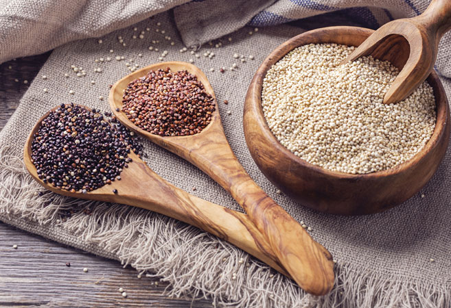Three Varieties of Quinoa
