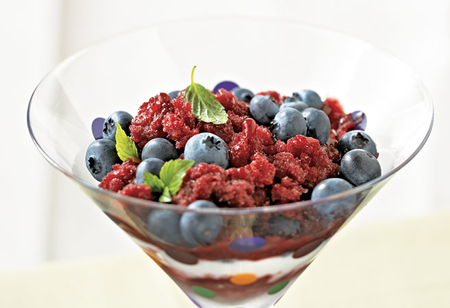 Berry Granita Parfait