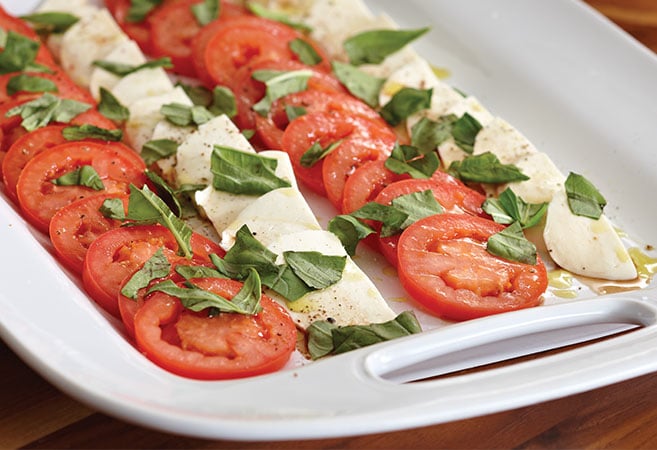 Tomato, Mozzarella, and Basil Salad