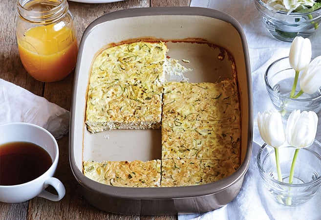Artichoke Zucchini Frittata