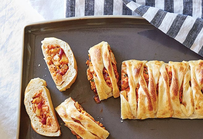 Hawaiian BBQ Chicken Braid